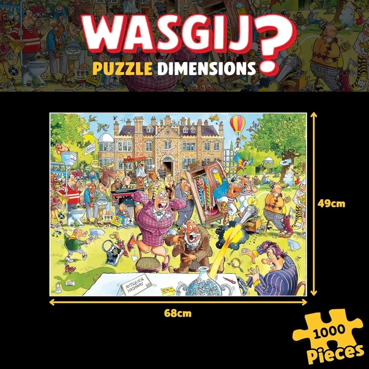 Amazon | Wasgij Retro Original 10 - Antiquitätenjagd - Puzzle 1000